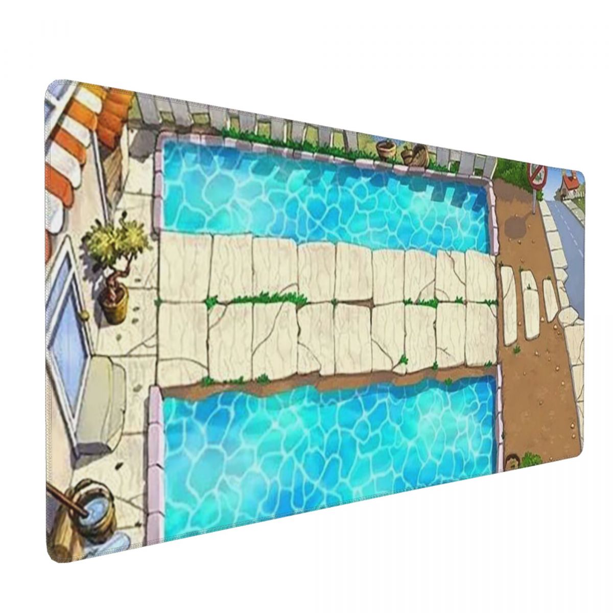 Pc Gaming Vs Laptop Gaming - Grand tapis de souris classique Plants