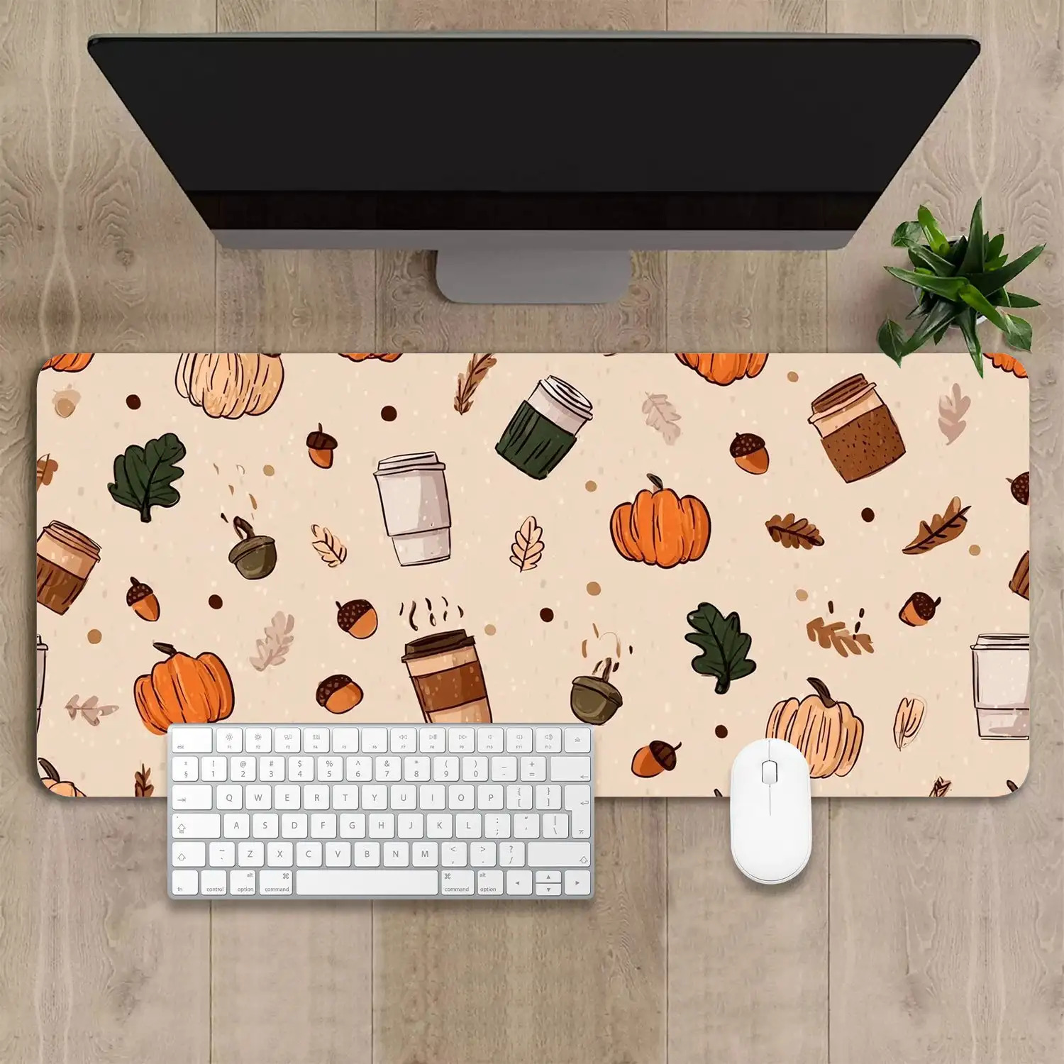 Pc Gaming Cafe - Tapis de Souris Grand Format Antidérapant