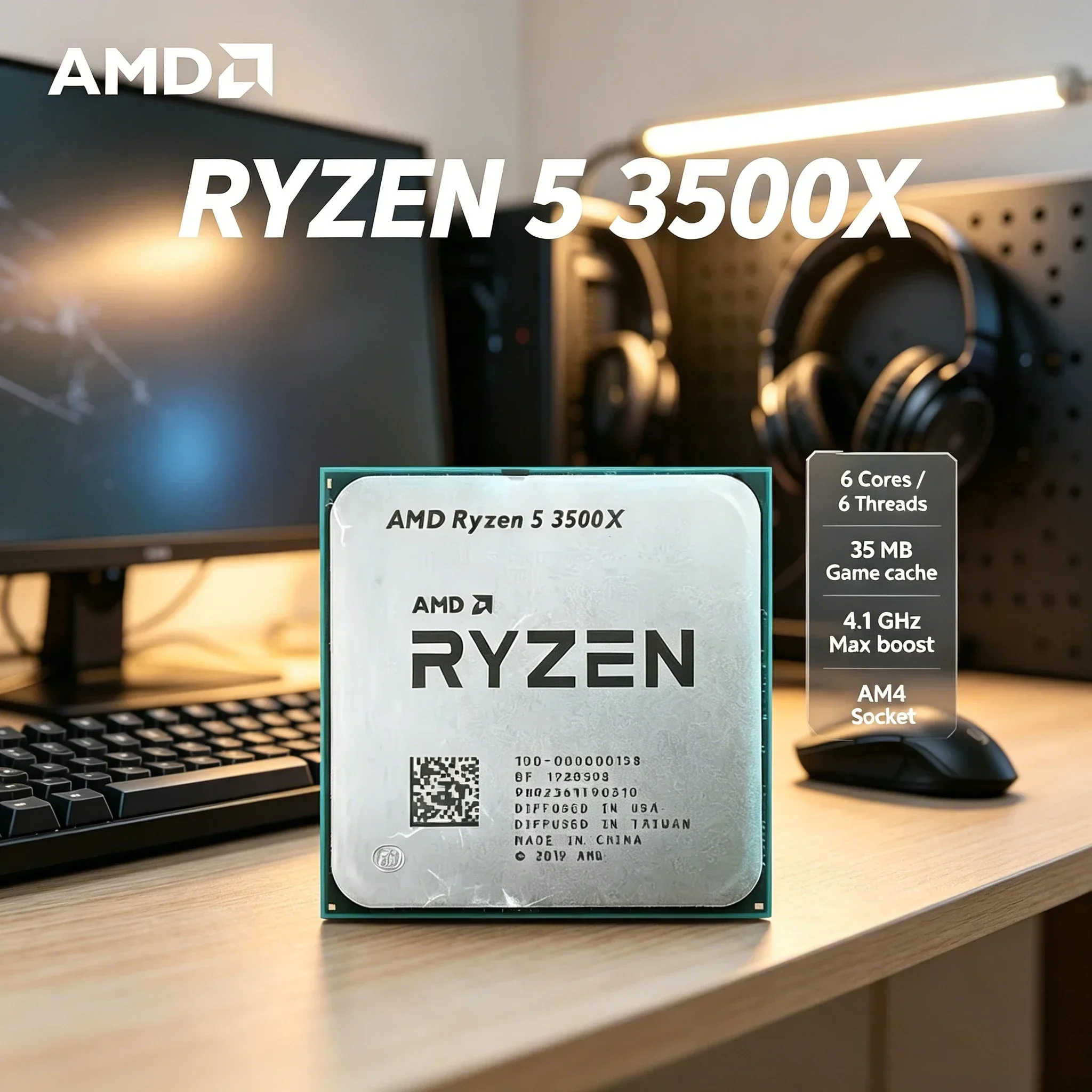 Processeur de jeu de bureau AM - Pc Gaming Cafe avis et prix