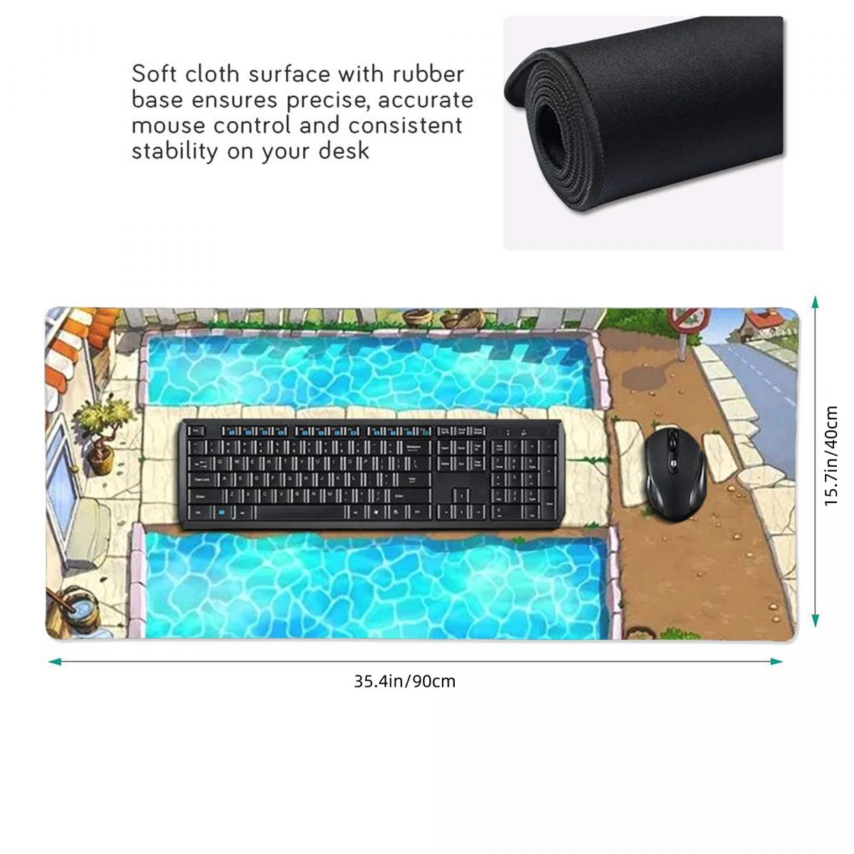 Grand tapis de souris classiqu - Pc Gaming Vs Laptop Gaming avis et prix