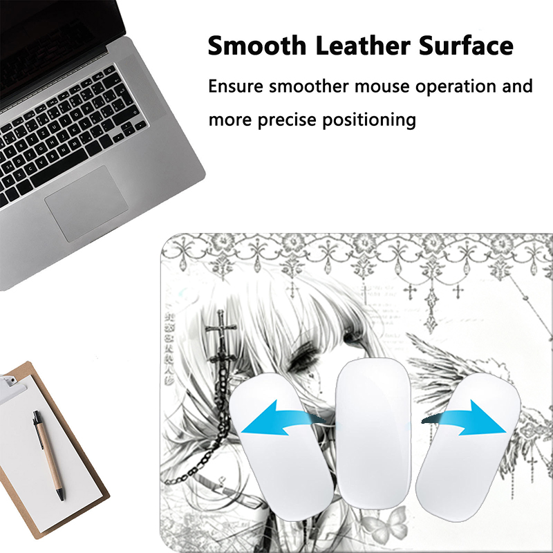 Tapis de souris en cuir noir e - Gaming Desk Mat avis et prix