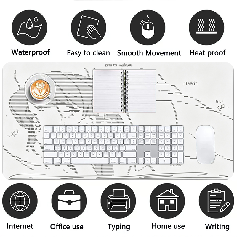 Tapis de souris en cuir, 1 piè - Gaming Desk Mat avis et prix